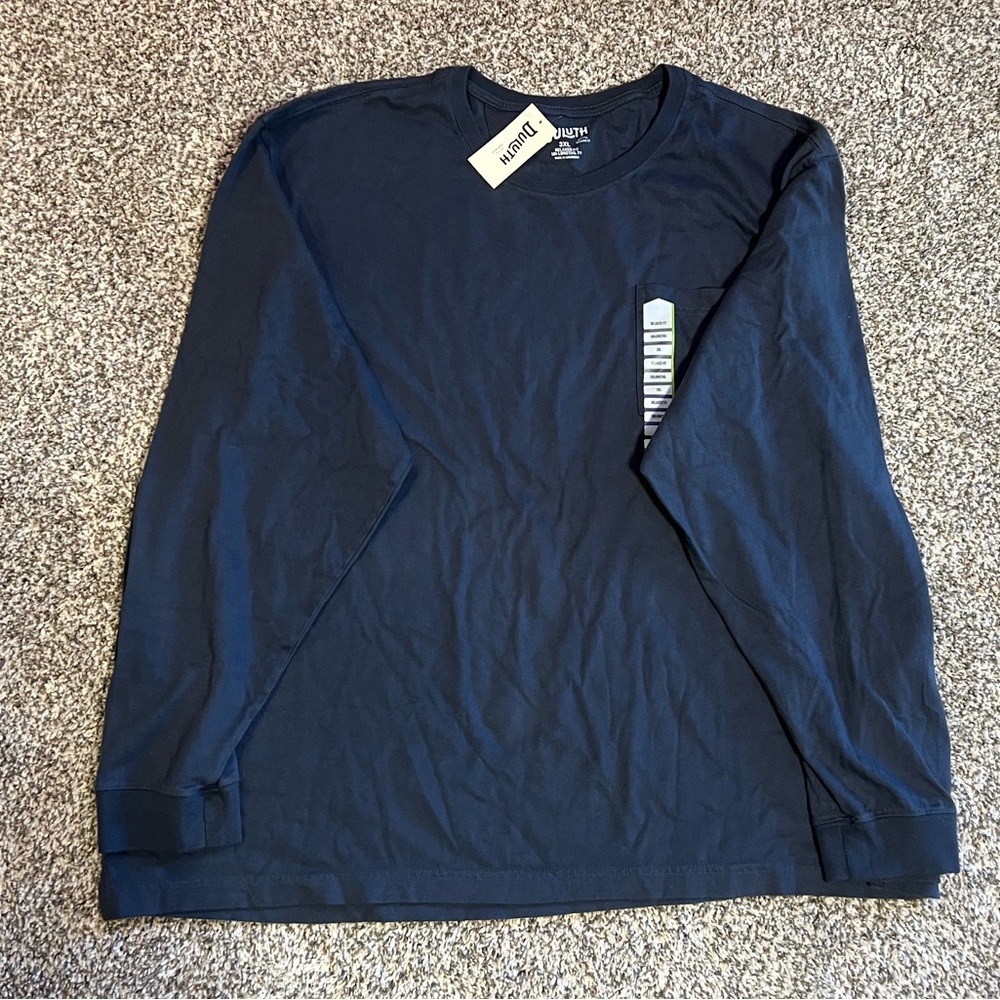 Duluth Trading Co. Men's Long Sleeve Relaxed Fit Un-Longtail T